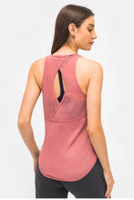 Load image into Gallery viewer, Cut Out Back Sports Tank Top
