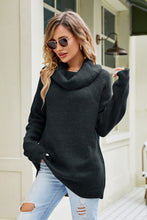 Load image into Gallery viewer, Cowl Neck Raglan Sleeve Sweater
