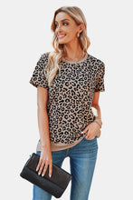 Load image into Gallery viewer, Leopard Print Short Sleeve Tee
