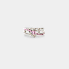 Load image into Gallery viewer, Heart Shape Zircon 925 Sterling Silver Ring
