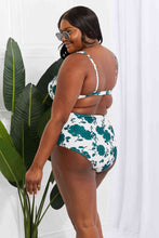 Load image into Gallery viewer, Marina West Swim Take A Dip Twist High-Rise Bikini in Forest
