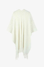 Load image into Gallery viewer, Open Front Fringe Hem Poncho
