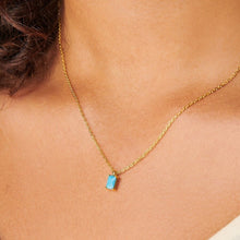 Load image into Gallery viewer, Titanium Steel Inlaid Zircon Pendant Necklace
