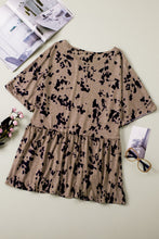 Load image into Gallery viewer, Plus Size Printed Babydoll Top

