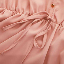 Load image into Gallery viewer, Frill Trim V-Neck Flounce Sleeve Dress
