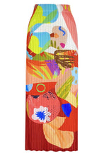 Load image into Gallery viewer, Mixed Print Accordion Pleated Midi Skirt
