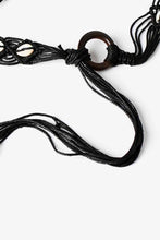 Load image into Gallery viewer, Bohemian Wood Ring Braid Belt

