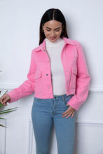 Load image into Gallery viewer, Snap Down Collared Neck Jacket
