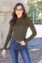 Load image into Gallery viewer, Basic Bae Full Size Mock Neck Long Sleeve Bodysuit
