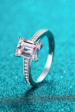 Load image into Gallery viewer, 925 Sterling Silver Side Stone Moissanite Ring
