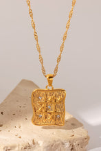 Load image into Gallery viewer, Cubic Zirconia Geometric Pendant Necklace
