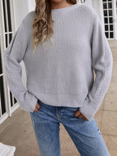 Load image into Gallery viewer, Button Down Rib-Knit Reversible Sweater
