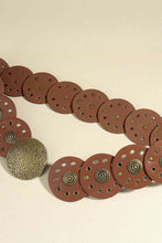 Load image into Gallery viewer, Round Shape PU Leather Belt
