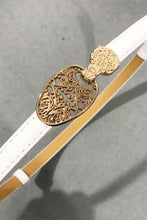 Load image into Gallery viewer, Skinny PU Leather Belt with Alloy Buckle
