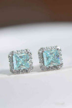 Load image into Gallery viewer, 2 Carat Moissanite Square Earrings
