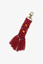 Load image into Gallery viewer, Assorted 4-Pack Handmade Macrame Fringe Keychain
