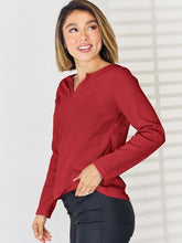Load image into Gallery viewer, Notched Long Sleeve T-Shirt
