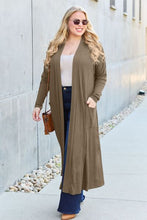 Load image into Gallery viewer, Basic Bae Full Size Open Front Long Sleeve Cover Up
