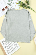 Load image into Gallery viewer, Dropped Shoulder V-Neck Top
