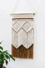 Load image into Gallery viewer, Two-Tone Handmade Macrame Wall Hanging
