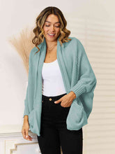 Load image into Gallery viewer, Open Front  Cardigan with Pockets
