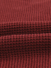 Load image into Gallery viewer, Crisscross Back Waffle-Knit Sweater
