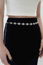 Load image into Gallery viewer, Rhinestone Decor Zinc Alloy Belt
