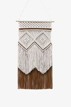 Load image into Gallery viewer, Two-Tone Handmade Macrame Wall Hanging
