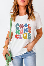 Load image into Gallery viewer, COOL MOMS CLUB Round Neck Short Sleeve T-Shirt
