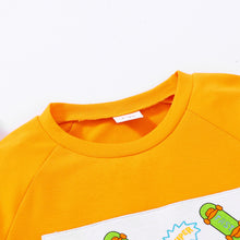 Load image into Gallery viewer, Kids Graphic Raglan Sleeve Tee and Shorts Set
