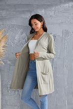 Load image into Gallery viewer, Open Front Long Sleeve Cardigan
