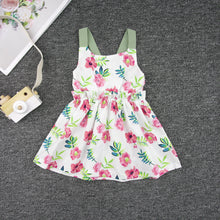 Load image into Gallery viewer, Floral Ruffled Sleeveless A-Line Dress
