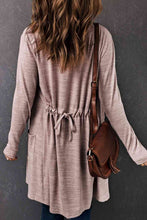 Load image into Gallery viewer, Long Sleeve Open Front Cardigan with Pocket
