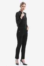Load image into Gallery viewer, Openwork Zip Up Jacket
