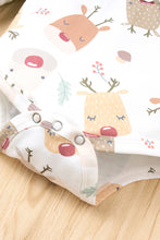 Load image into Gallery viewer, Baby Girl Reindeer Bodysuit and Paperbag Joggers Set
