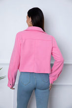 Load image into Gallery viewer, Snap Down Collared Neck Jacket
