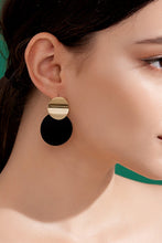 Load image into Gallery viewer, Two-Tone Dangle Earrings
