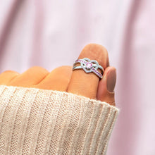 Load image into Gallery viewer, Heart Shape Zircon 925 Sterling Silver Ring
