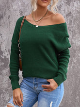 Load image into Gallery viewer, Crisscross Back Waffle-Knit Sweater
