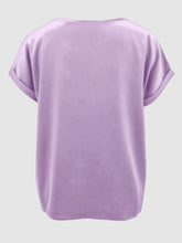 Load image into Gallery viewer, Round Neck Short Sleeve T-Shirt
