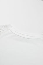 Load image into Gallery viewer, Lace Raglan Sleeve Round Neck Top
