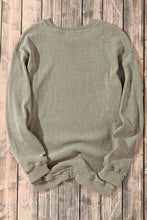 Load image into Gallery viewer, Round Neck Dropped Shoulder Sweatshirt
