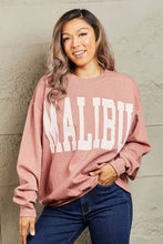 Load image into Gallery viewer, Sweet Claire &quot;Malibu&quot; Oversized Crewneck Sweatshirt
