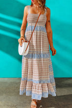 Load image into Gallery viewer, Printed Ruffle Hem Maxi Dress
