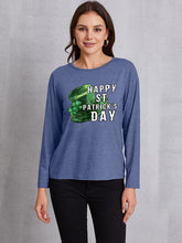 Load image into Gallery viewer, HAPPY ST. PATRICK&#39;S DAY Round Neck T-Shirt
