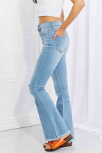 Load image into Gallery viewer, Vibrant MIU Full Size Jess Button Flare Jeans
