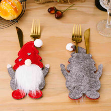 Load image into Gallery viewer, 3-Piece Faceless Gnome Cutlery Holders
