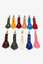 Load image into Gallery viewer, Assorted 4-Pack Handmade Macrame Fringe Keychain
