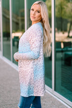 Load image into Gallery viewer, Leopard Gradient Open Front Cardigan

