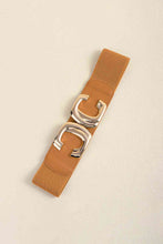 Load image into Gallery viewer, Zinc Alloy Buckle Elastic Wide Belt
